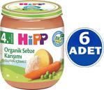 Hipp Kavanoz Maması Organik Sebze Karışımı 125 Gr 6 Adet