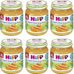 Hipp Organik Elmalı Havuç Püresi 125 Gr 6\'lı Kavanoz Maması