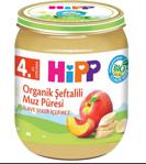 Hipp Organik Şeftalili Muz Püresi 125 gr Kavanoz Maması