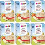 Hipp Organik Sütlü Meyveli Tahıl Bazlı 6\'lı 250 Gr Kaşık Maması