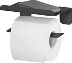 Hobi Demir Sanat Siyah Telefon Raflı Tuvalet Kağıtlığı Cep Telefonu Tutmalı Raflı Wc Kağıtlık