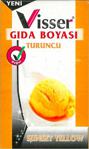 Hobi24 Visser Toz Gıda Boyası 9 Gram - Turuncu G.B