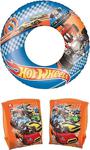 Hot Wheels Lisanslı Deniz Ve Havuz Çocuk Can Simidi Ve Kolluk Yüzme Seti