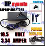 Hp Tpn-C125 Ultrabook Laptop Şarj Aleti Adaptör Notebook Şarj Ci̇hazi Mavi̇ Uç 19.5 Volt 3.34A