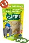 Humm Organic 30 Gr 3'Lü Paket Muzlu Glutensiz Vegan Mini Küpler