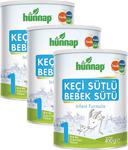 Hünnap 1 Keçi Sütü 3\'lü 400 Gr