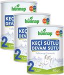 Hünnap 2 Keçi Sütü 400 gr 3'lü