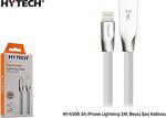 Hytech Hy-X305 3A Iphone Lightning 1M, Siyah Şarj Kablosu