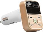 Hytech Hy-Xcb30 Çift Usb 5V 3.1A Usb+Tf Desteği Gold Bluetooth Fm Transmitter