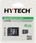 Hytech Hy-Xhk4 4 Gb Class10 Adaptörlü Micro Sd Kart