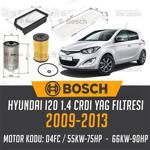 Hyundai İ20 1.4 CRDI Bosch Filtre Bakım Seti (2009-2013)