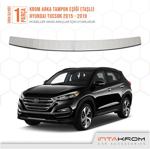 Hyundai Tucson Krom Arka Tampon Eşiği 2015-2019 - Taşlı