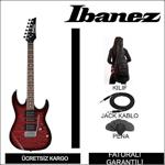 Ibanez Grx70Qa-Trb Transparent Red Burst Elektro Gitar