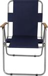 Ibay Standart Katlanır Ahşap Kollu Mavi Pastel Renk Sandalye