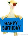 Ice Age Sid Happy Birthday 22 cm Peluş Oyuncak