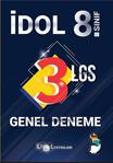 İdol Yayınları Lgs 8.Sınıf 3'Lü Genel Deneme Dil Bilgisi Konuları Içermemektedir