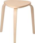 Ikea Natürel Renk Tabure 42X48X45 Cm Meridyendukkan Huş Ağacı Tabure-Sandalye Tekli