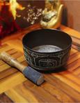 İlkayconseptmoda Tibet Çanağı Singing Bowl Desenli Meditasyon Çanı Yoga Çanı