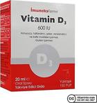 Imuneks Vitamin D3 600 Iu 20 Ml