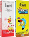 İmunol Imunol Şurup 150Ml + Ocean Balık Yağı Şurup Portakal Aromalı 150Ml Avantaj Paketi