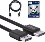 Inca Idpd-02Tx 2Mt Displayport To Displayport 4K Kablo