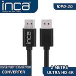 Inca Idpd-20 Displayport To Displayport 4K Kablo 2M