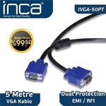 Inca Ivga-50Pt Vga To Vga 5M Bakır Kablo