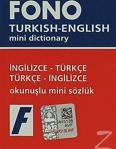 İngilizce/Türkçe - Türkçe/İngilizce Standart Sözlük / Fono Yayınları