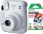 Instax Mini 11 Beyaz Fotoğraf Makinesi 10Lu Film