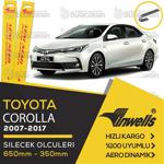 İnwells Toyota Corolla 2007 - 2017 Ön Muz Silecek Takımı