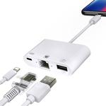 İphone-İpad 3İn1 Ethernet Rj45 Ve Usb Kamera Adaptörü Nk107