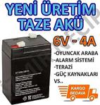 Işildak Aküsü 6 Volt 4 Amper Taze Yeni̇ Üreti̇m Kali̇teli̇