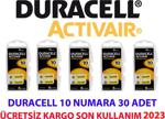 İşitme Cihazı Pili Duracell 10 Numara Pr70 6 Lı x 5 Paket 30 Adet Pil Kulaklık Pili Kargo Bedava