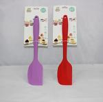 Isıya Dayanıklı Kırmızı Veya Mor Silikon Spatula 27 Cm