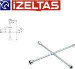 İzeltaş 1975091322 1/2'' Adaptörlü Bijon Anahtarı