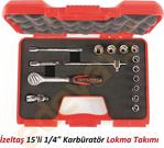 İzeltaş Karbüratör Lokma Takimi 15 Li̇ 1/4''