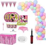 İzmir Partystore Minnie Mouse 24 Kişilik Lüks Doğum Günü Parti Seti Izmir Party Store