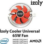 İzoly Cooler Universal (775,1155,1156,1150,1151-Amd)Pin İşemci Fanı 65W