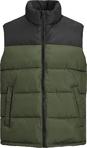 Jack & Jones Jack Jones Jjpaul Bodywarmer Erkek Şişme Yelek - Xxl - Yeşil - Siyah