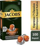 Jacobs Espresso 7 Classico Kapsül Kahve 10 X 10 Paket (100 Adet) Nespresso Uyumlu