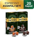 Jacobs Espresso Kapsül Kahve Avantaj Seti 20 Kapsül