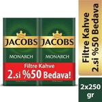 Jacobs Filtre Kahve 250 gr Alana İkincisi %50 Bedava