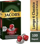 Jacobs Lungo 6 Classico 10'Lu 10 Adet Kapsül Kahve
