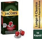 Jacobs Lungo 6 Classico 10'lu Alüminyum Kapsül Kahve