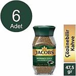 Jacobs Monarch Gold Kavanoz 47.5 Gr 6'Lı Paket Çözünebilir Kahve