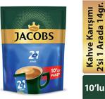 Jacobs Original 2'si 1 Arada 10'lu Paket Hazır Kahve