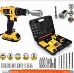 Jcb Pro 32 V XR-Lİ-ON Samsung Bataryalı 27 Parça Usta Seti + 7-19 Soket Hediyeli Darbesiz Matkap