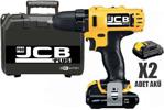 Jcb Pro Plus 20 V 5 Ah Li-on Darbeli Sjs Metal Şanzuman Samsung Batryalı Çift Akülü Vidalama Matkap