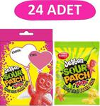 Jelibon Sour Patch Kids Sevgililer Günü Paketi (12 Adet Orijinal 80 Gr & 12 Adet Karpuz Aromalı 80Gr