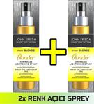 John Frieda Sarı Saçlar İçin Renk Açıcı Sprey - Sheer Blonde Spray 100 Ml X 2 Adet